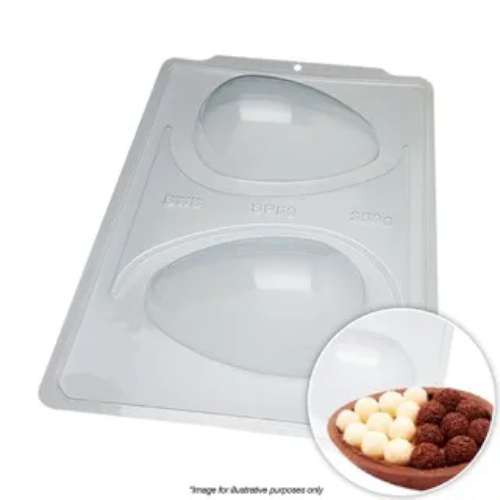 Smooth Egg Chocolate Mould 350g - Click Image to Close